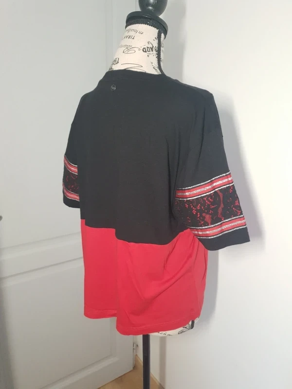 🔴 Red & black T-shirt – Kaporal – Size L – Very good condition – photo 6